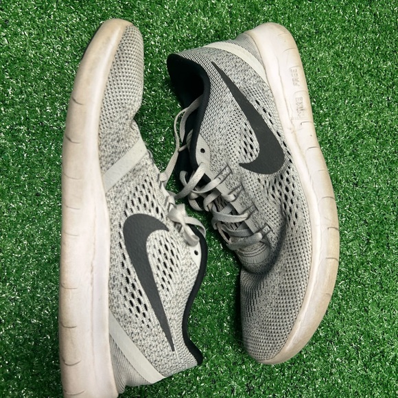 Nike Running Shoes Women’s 9.5 Free RN White Pure Platinum 831509-101 - Picture 4 of 7